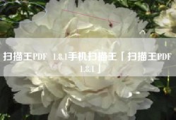 扫描王PDF  1.8.1手机扫描王「扫描王PDF  1.8.1」