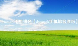 dxomark手机排名（dxomark手机排名准吗）