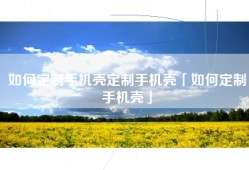 如何定制手机壳定制手机壳「如何定制手机壳」